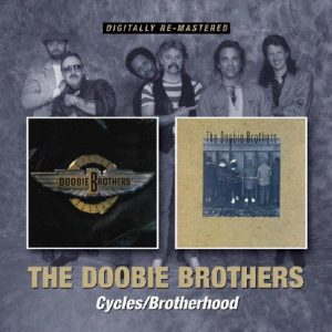 Album cover, Cycles/Brotherhood by Doobie Brothers. Released 1989 and 1991.